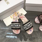 Dior Dway Slide Multicolor Embroidered 26123099-04 - 1