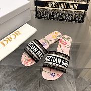 Dior Dway Slide Multicolor Embroidered 26123099-04 - 4