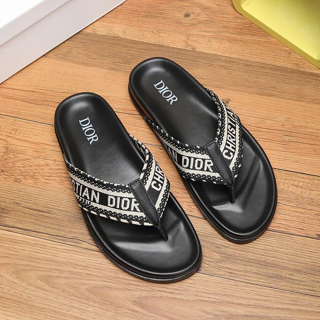 Dior Men's Flip-flops with Oblique 18123081 - 1
