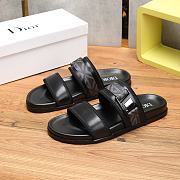 Dior Men's Slide Black Leather 18123082 - 4