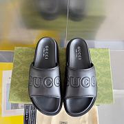 Gucci Interlocking G Slide All Black - 1