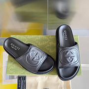 Gucci Interlocking G Slide All Black - 4