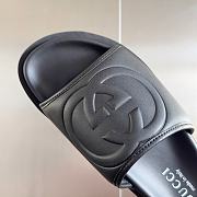 Gucci Interlocking G Slide All Black - 5
