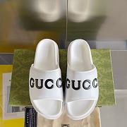 Gucci Interlocking G Slide White - 1