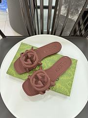 Gucci Interlocking G Slide Sandal Brown - 6