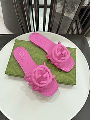 Gucci Interlocking G Slide Sandal Pink - 5