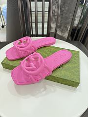 Gucci Interlocking G Slide Sandal Pink - 3