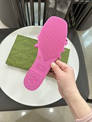 Gucci Interlocking G Slide Sandal Pink - 2