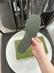 Gucci Interlocking G Slide Sandal Moss - 4