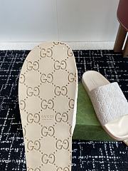 Gucci Slipper Canvas Logo White - 2