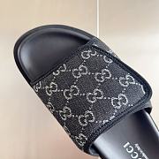 Gucci Slippers Canvas Strap Black - 5