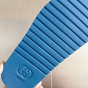 Gucci Slippers Canvas Strap Blue - 5