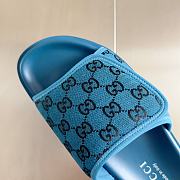 Gucci Slippers Canvas Strap Blue - 3