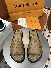LV Monogram Pattern Sandals Beige - 4