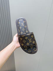 LV Monogram Pattern Sandal Brown - 2