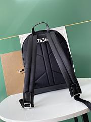 Burberry Horseferry And Logo Backpack Black Size 30x14x42CM - 6