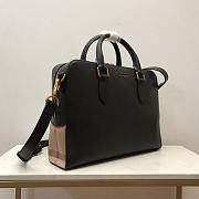 Burberry House Check Top Handle Bag Size 37x9x27CM - 4