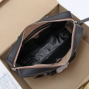 Burberry House Check Top Handle Black Bag Size 37x9x27CM - 5