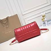 Burberry Lola Crossbody Bag Red Size 23x13x7CM - 4