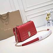 Burberry Lola Crossbody Bag Red Size 23x13x7CM - 2