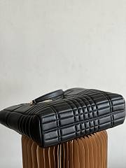 Burberry Lola Exploded Check Quilt Black Tote 36x10x30CM - 3