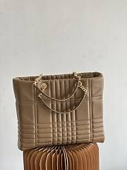 Burberry Lola Exploded Check Quilt Brown Tote 36x10x30CM - 5