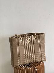 Burberry Lola Exploded Check Quilt Brown Tote 36x10x30CM - 3