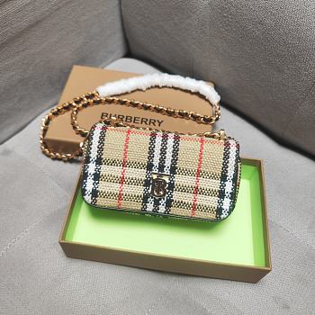 Burberry Lola Vintage-check Beige Size 17x3x10CM