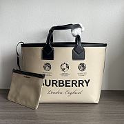 Burberry London SM HERITAGE TOTE 35x27x11CM - 5