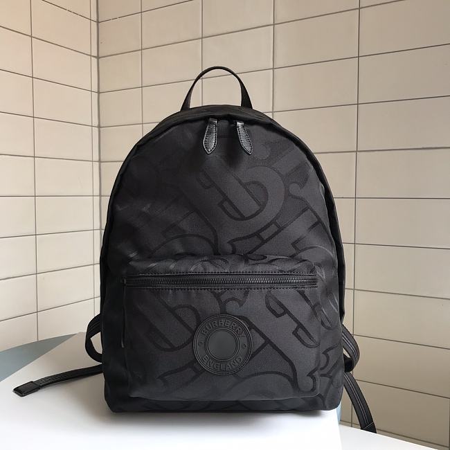 Burberry Monogram Jacquard Black Size 30x15x42CM - 1