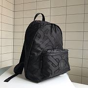 Burberry Monogram Jacquard Black Size 30x15x42CM - 5