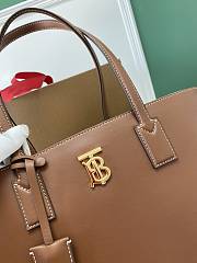Burberry Motif Medium Tote  Brown Size 34x15x29CM - 5