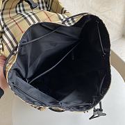 Burberry Murray Archive Check Backpack Beige Size 30x17x56CM - 6
