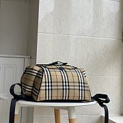 Burberry Murray Archive Check Backpack Beige Size 30x17x56CM - 2