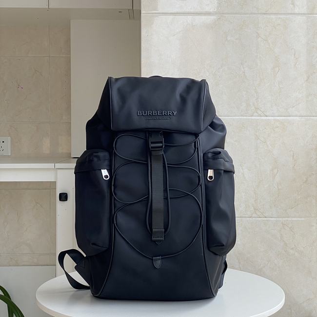 Burberry Murray Archive Check Backpack Black Size 30x17x56CM - 1
