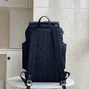 Burberry Murray Archive Check Backpack Black Size 30x17x56CM - 3