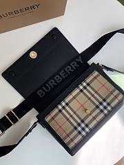 Burberry Note Crossbody Bag Black Size 25x8x18CM - 6
