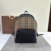 Burberry Vintage Check Nylon Beige Size 30x42x15CM - 1