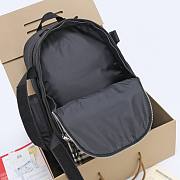 Burberry Vintage Check Panel Nevis Black Backpack 30x20x49CM - 6