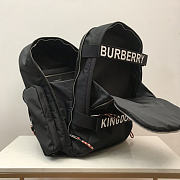 Burberry Vintage Check Panel Nevis Black Backpack 30x20x49CM - 3