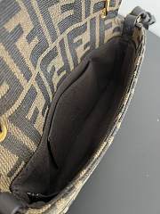 Fendi Baguette Mini Brown Bag Size 20x5x13cm - 6