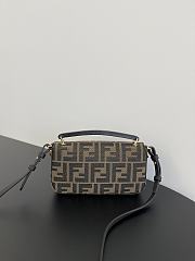 Fendi Baguette Mini Brown Bag Size 20x5x13cm - 3