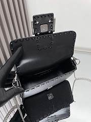 Fendi Baguette Mini Cuoio Romano Black 20x5x13cm - 5