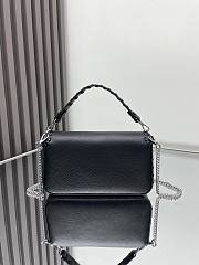 Fendi Baguette Mini Cuoio Romano Black 20x5x13cm - 3