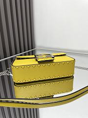 Fendi Baguette Mini Cuoio Romano Yellow 20x5x13cm - 2
