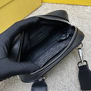 Fendi Black Zucca Canvas Size 19x4x11cm - 5