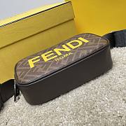 Fendi Brown Zucca Canvas Size 19x4x11cm - 6
