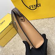 Fendi Brown Cowhide Clutch Size 28x4x20cm - 6