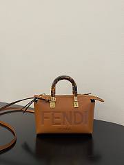 Fendi By The Way Mini  Leather Brown Size 20x9x12cm - 6