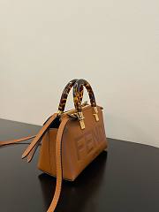 Fendi By The Way Mini  Leather Brown Size 20x9x12cm - 4